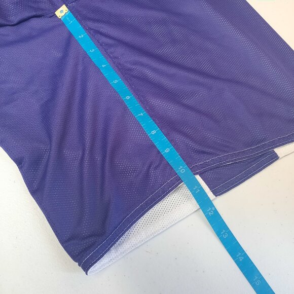 Nike Dri-FIT Reversible Basketball Shorts Men's XL Purple White Mesh Training - Picture 11 of 11